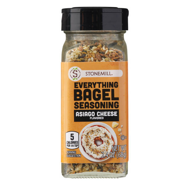 Stonemill Asiago Cheese Bagel Seasoning, 2.4 oz