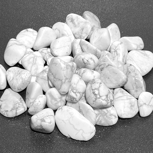 White Howlite Tumbled Stones (By The Piece Or Pound) Wholesale
