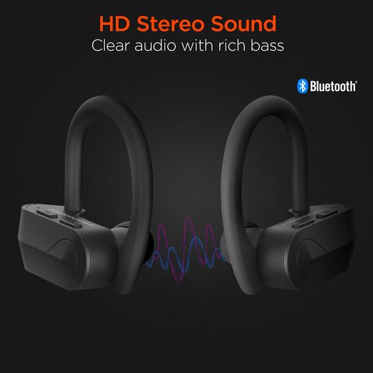 HyperGear Sport X2 True Wireless Earbuds with 4 Hours of Playtime per Charge