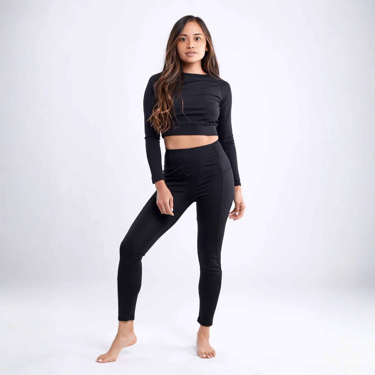JupiterGear High-Waisted Classic Gym Leggings with Side Pockets