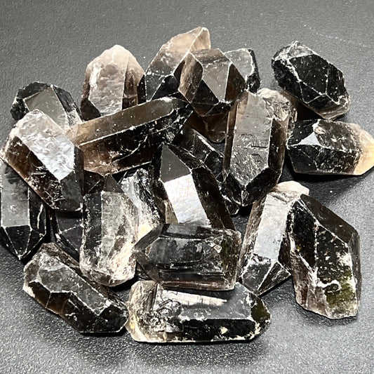 Smoky Quartz Crystal Points (By The Piece Or Pound) Bulk Wholesale Lot