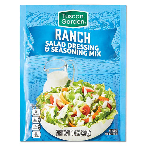 Tuscan Garden Ranch Salad Dressing and Seasoning Mix, 1 oz
