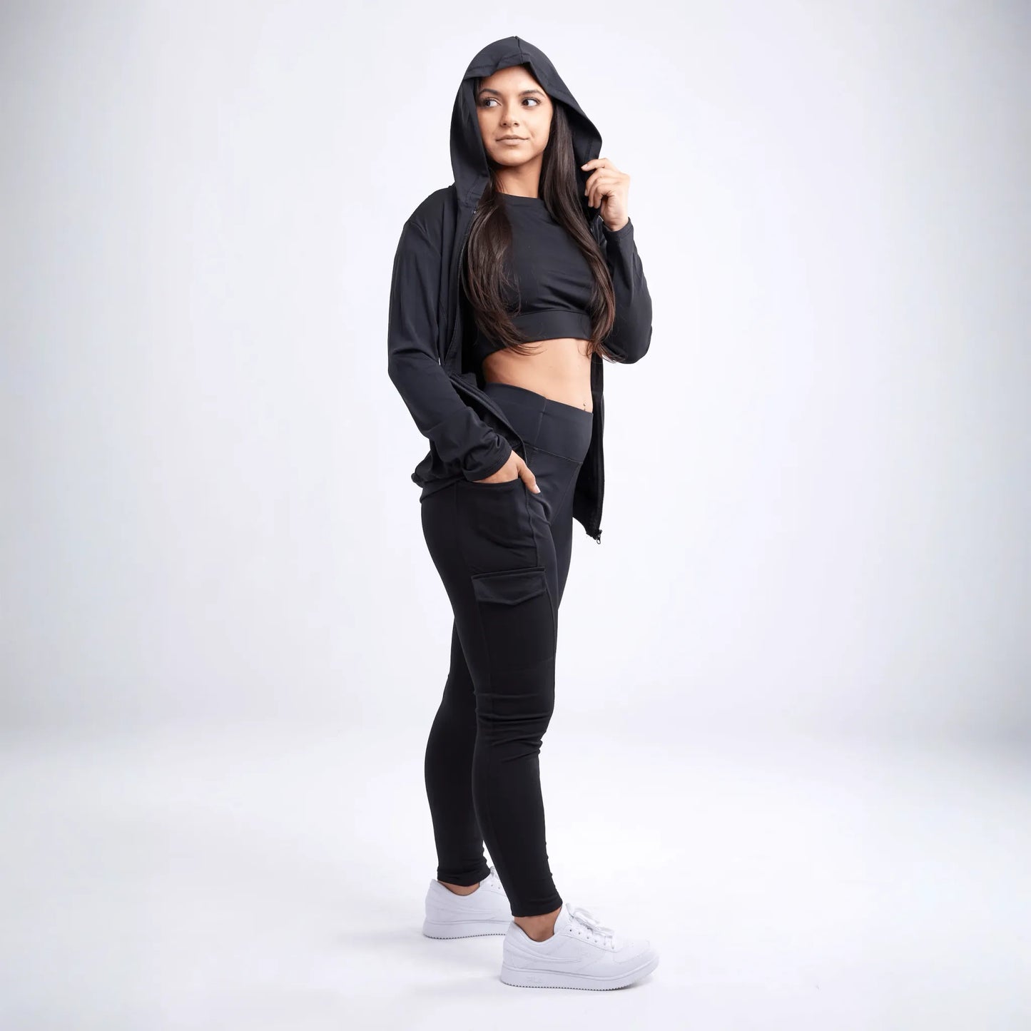 JupiterGear Athletic Fitted Zip-Up Hoodie Jacket with Pockets