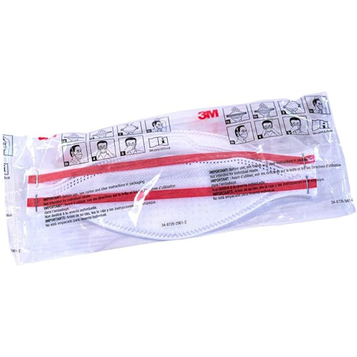 3M 3M Aura N95 Particulate Respirator and Surgical Mask 1870+, Case of 240