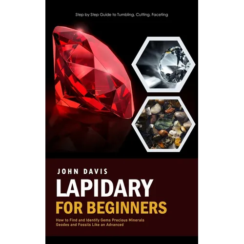 Lapidary for Beginners: Step by Step Guide to Tumbling, Cutting, Faceting (How to Find and Identify Gems Precious Minerals Geodes and Fossils