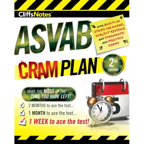 CliffsNotes ASVAB Cram Plan: CliffsNotes Cram Plan