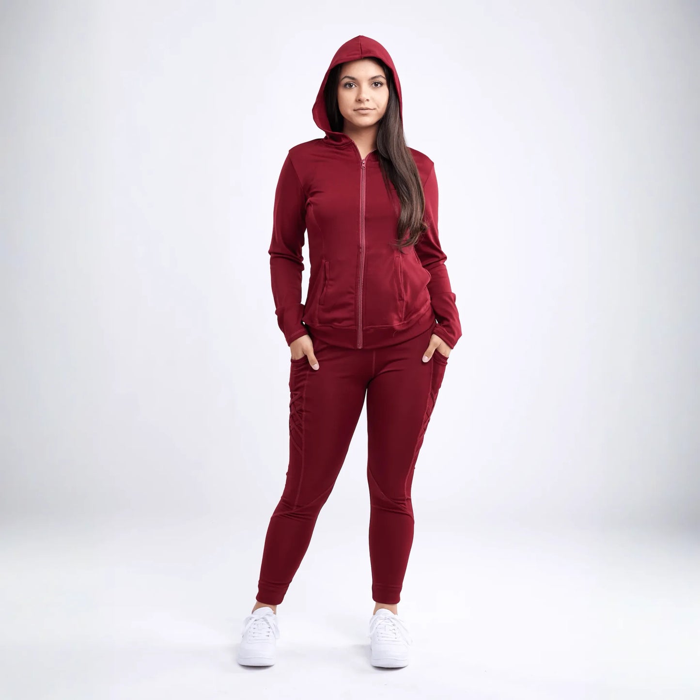 JupiterGear Athletic Fitted Zip-Up Hoodie Jacket with Pockets