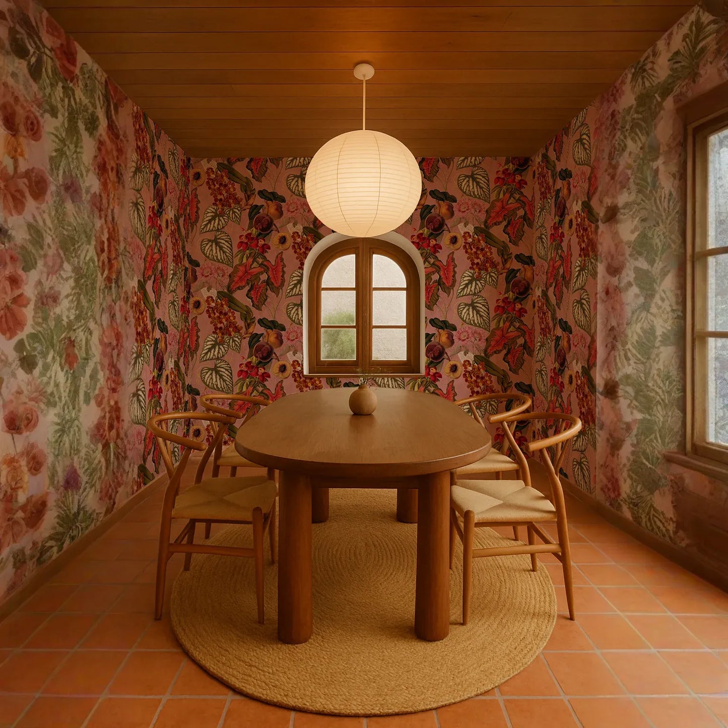 Cali Tropicale Wallpaper, pink