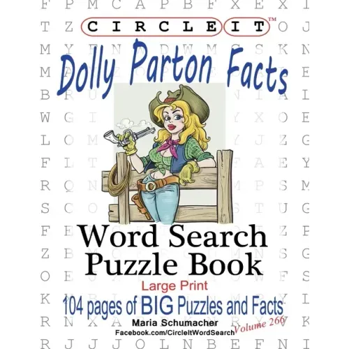 Circle It, Dolly Parton Facts, Word Search, Puzzle Book