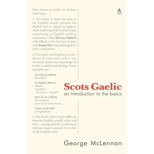 Scots Gaelic: an introduction to the basics
