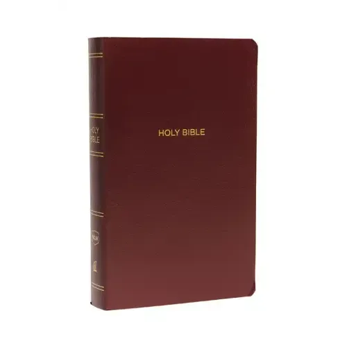 NKJV, Gift and Award Bible, Leather-Look, Burgundy, Red Letter Edition