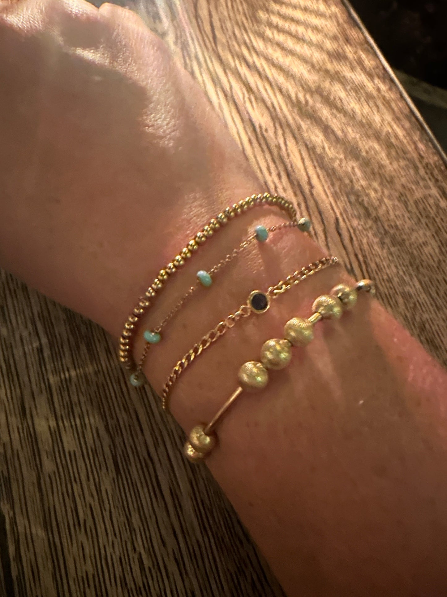 Turquoise Satellite Bracelet/ Anklet