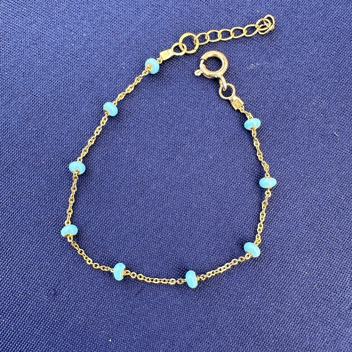 Turquoise Satellite Bracelet/ Anklet