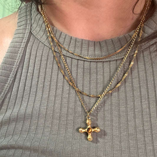 Double Wavy Necklace