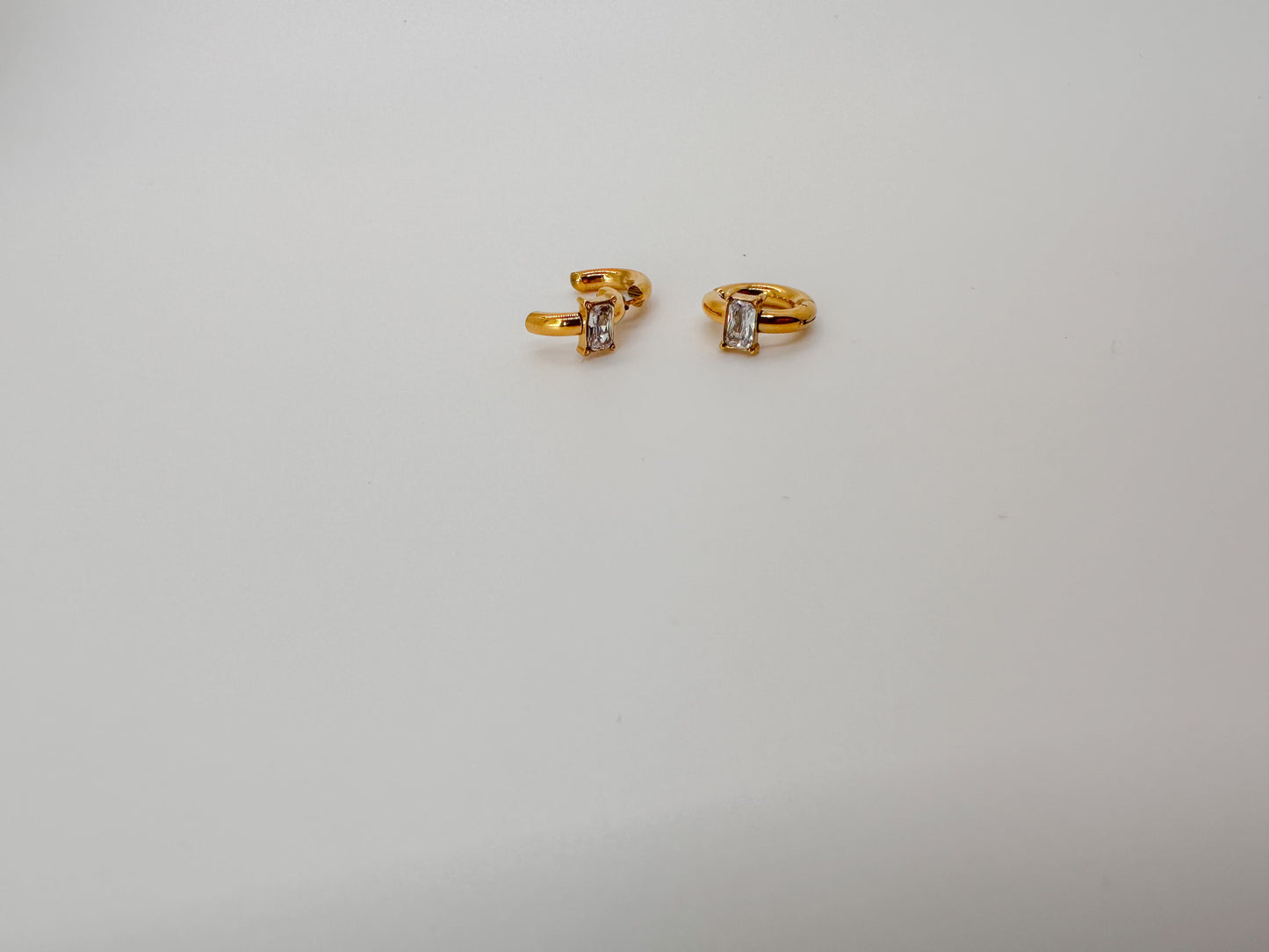 Gold Baguette CUFF earring