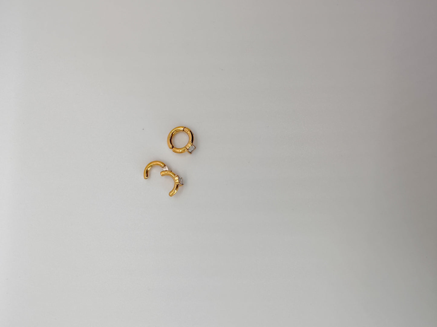 Gold Baguette CUFF earring