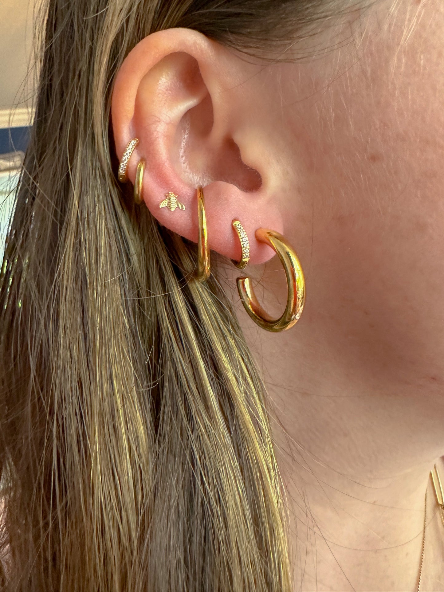 Lightweight Tube Earrings (3 sizes)