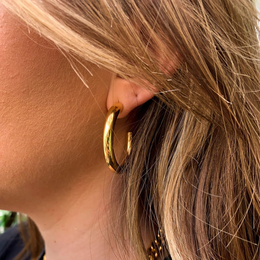 Lightweight Tube Earrings (3 sizes)