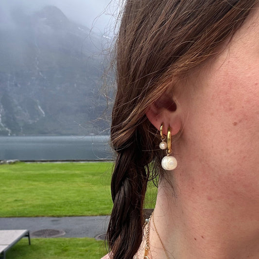 Mini Pearl or No Pearl Hoops