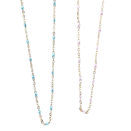 Sparkle Enamel Satellite Necklace