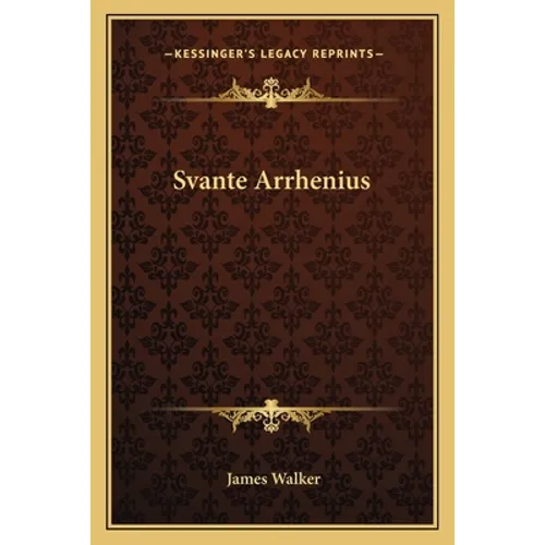 Svante Arrhenius