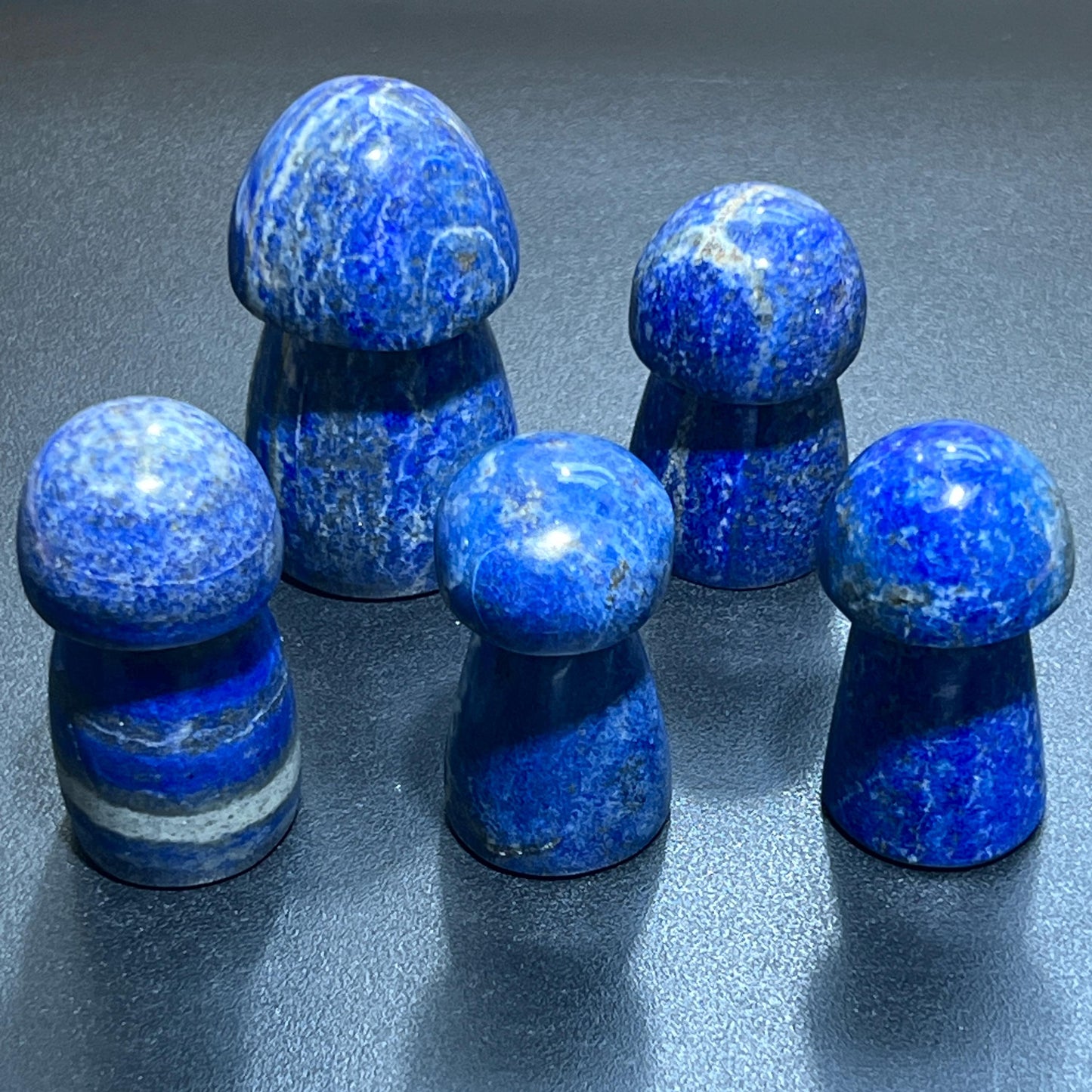 Blue Lapis Lazuli Mushroom Carving Wholesale