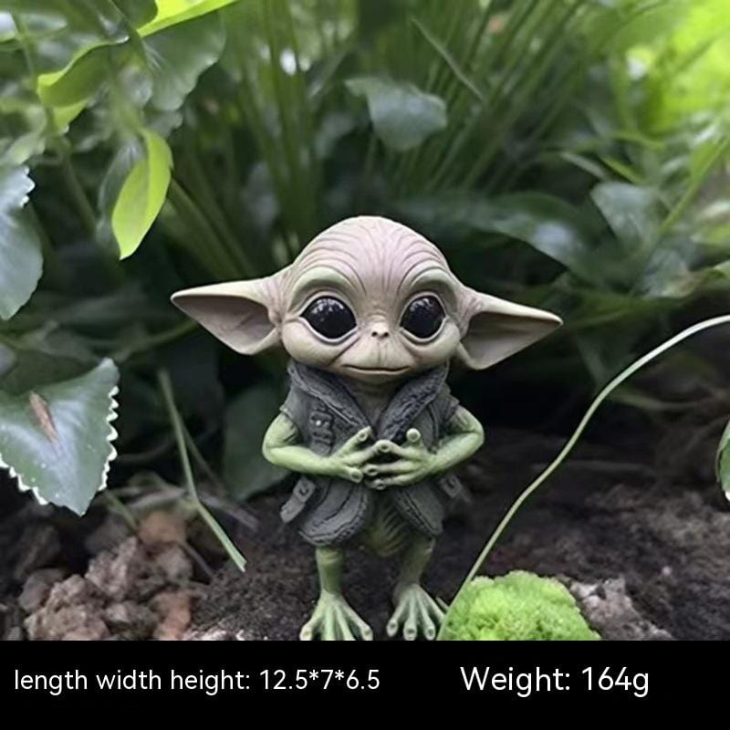 Halloween Garden Decoration Alien Statue for Outdoor Space - ebasketonline - Little Red General Store