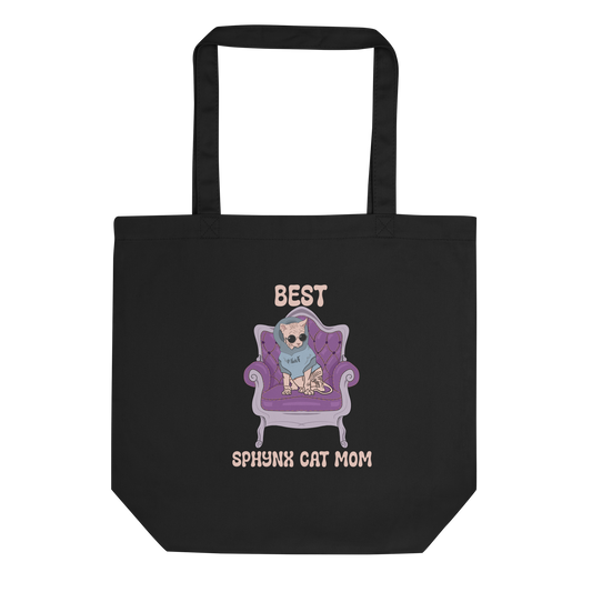 "BEST SPHYNX CAT MOM" ECO TOTE