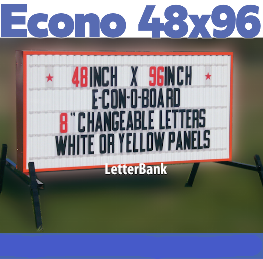 Econo 4x8 Readerboard Sign