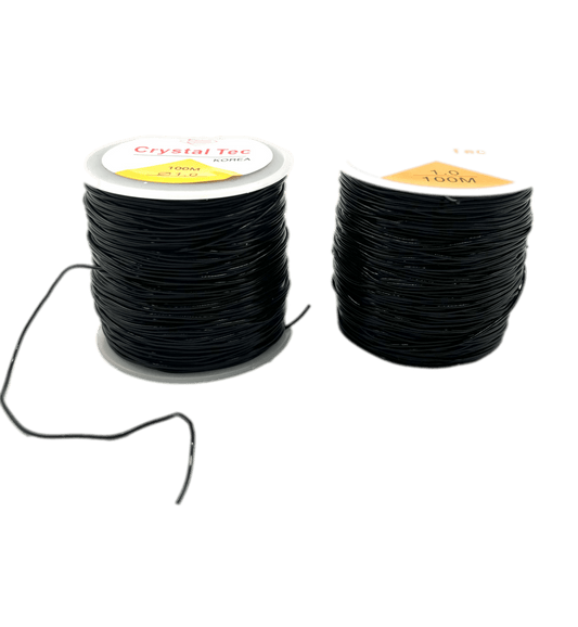 Elastic Thread Black - 100 meters