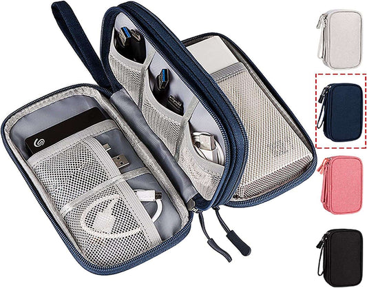Electronic Accessories Case: Waterproof Universal Cable Organizer Bag for USB, Chargers & More