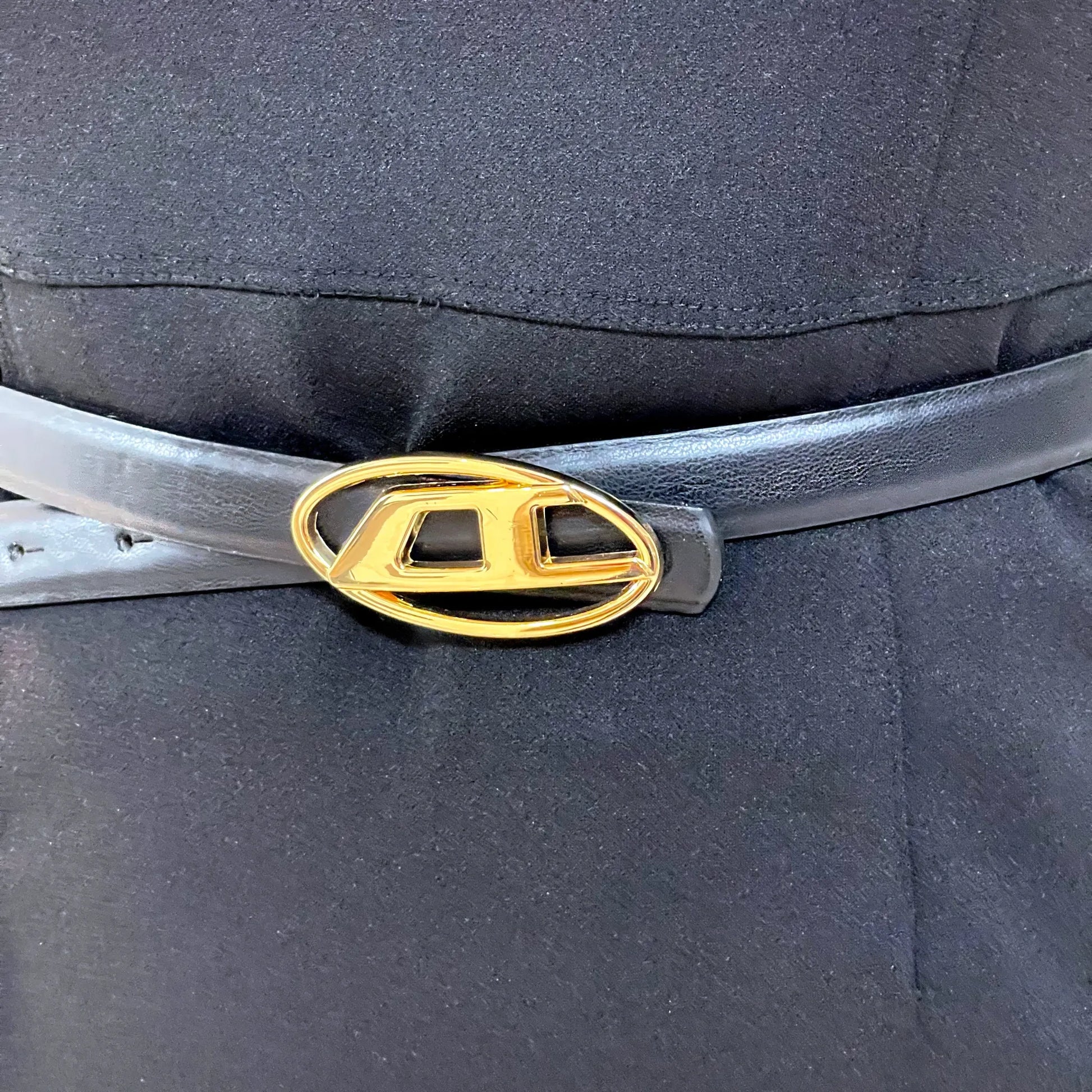 Elegant Skinny Belt with Golden Buckle for Women in 5 Colors