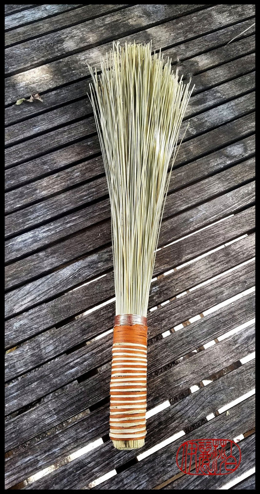 Handmade African Broom Fiber (18 Inches Long Total) Paint Brush - Elizabeth Schowachert Art - Little Red General Store