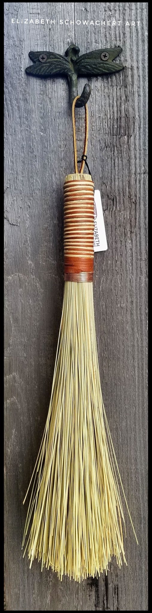 Handmade African Broom Fiber (18 Inches Long Total) Paint Brush - Elizabeth Schowachert Art - Little Red General Store
