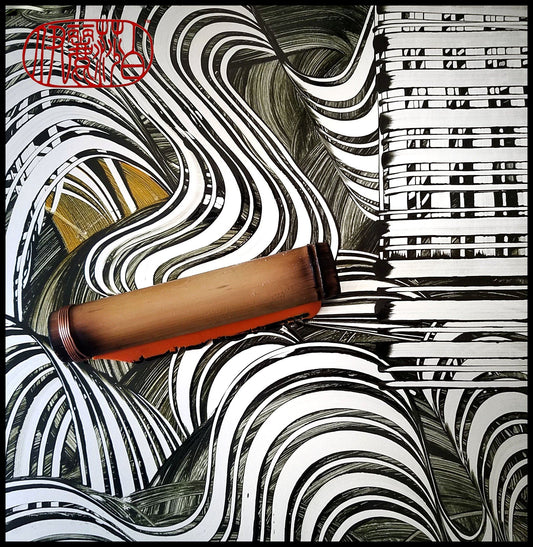 Silicone Blade Mark Making Tool For Encaustic Hot Box 1V (2" - 12") - Elizabeth Schowachert Art - Little Red General Store