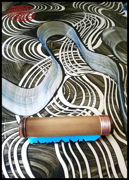 Silicone Blade Mark Making Tool For Encaustic Hot Box (2" - 12") - Elizabeth Schowachert Art - Little Red General Store