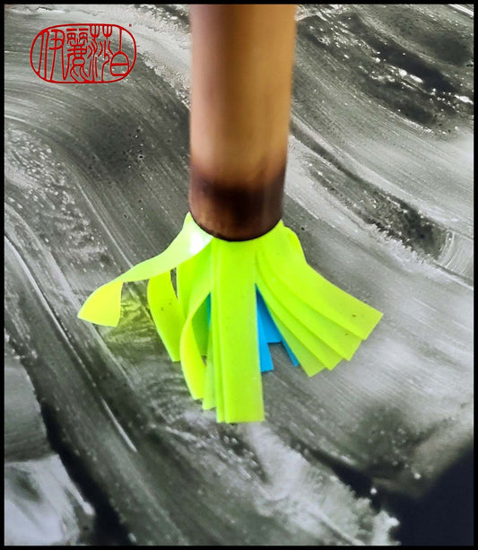 Silicone Paint Brush With Bamboo Handle SBHB 2 - Elizabeth Schowachert Art - Little Red General Store