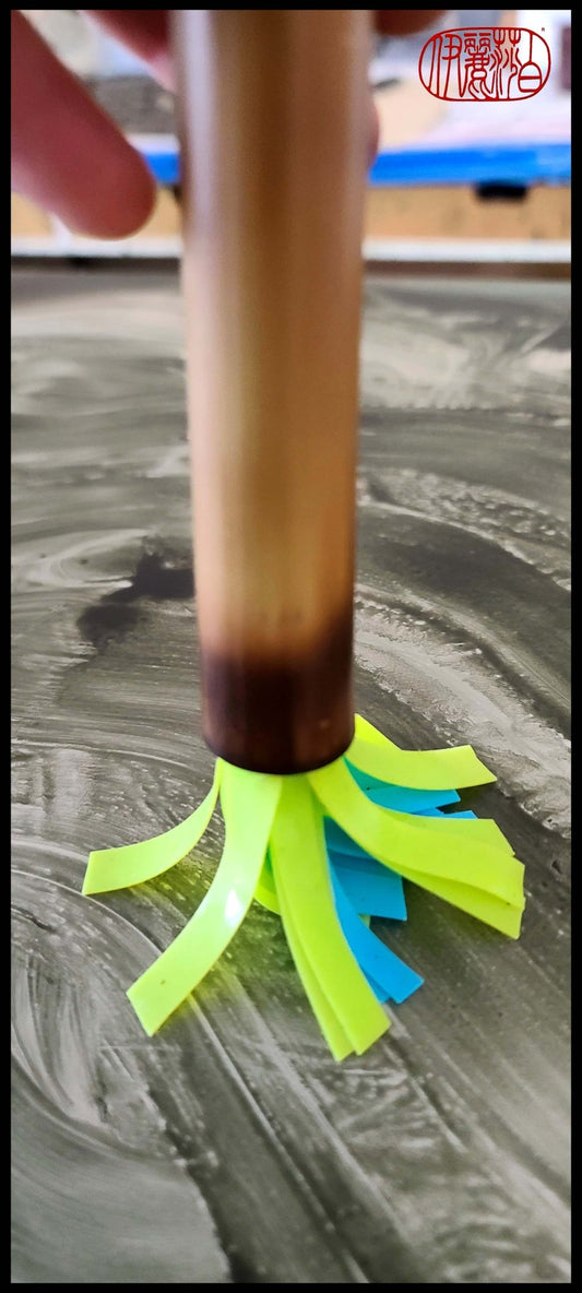 Silicone Paint Brush With Bamboo Handle SBHB 2 - Elizabeth Schowachert Art - Little Red General Store