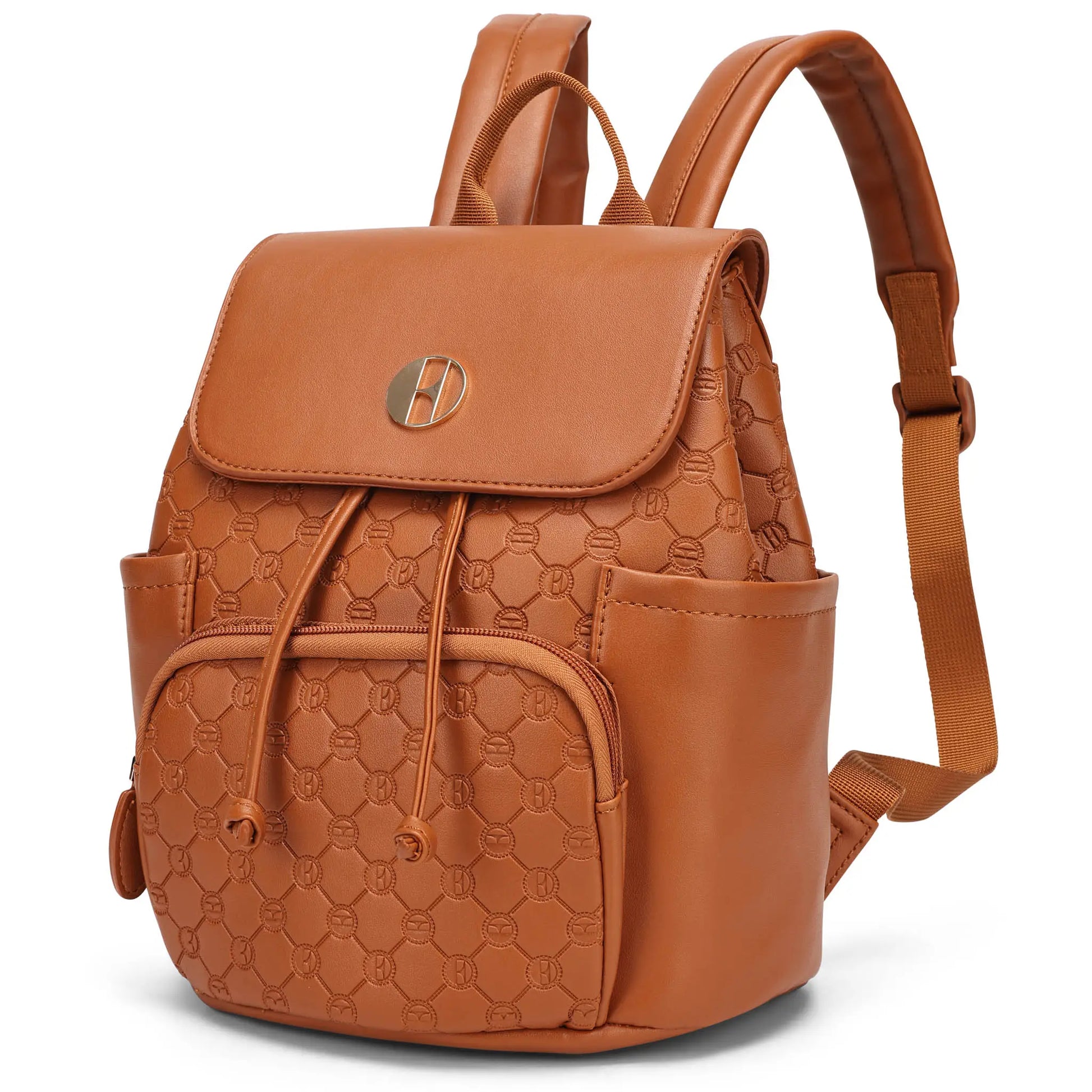 Compass 10L Vegan Leather Monogram Mini Backpack - ELLE Travel | USA - Little Red General Store