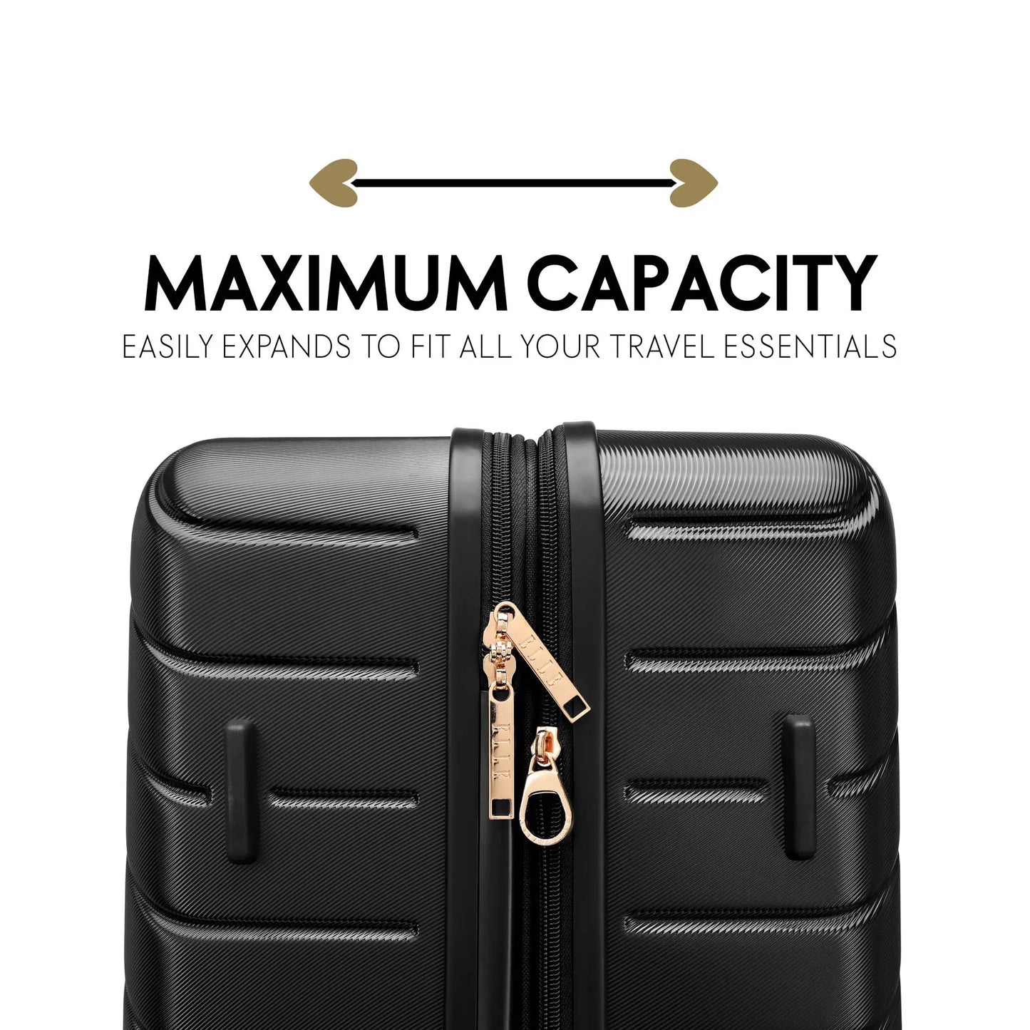 Louvre Polycarbonate Luggage Set - ELLE Travel | USA - Little Red General Store