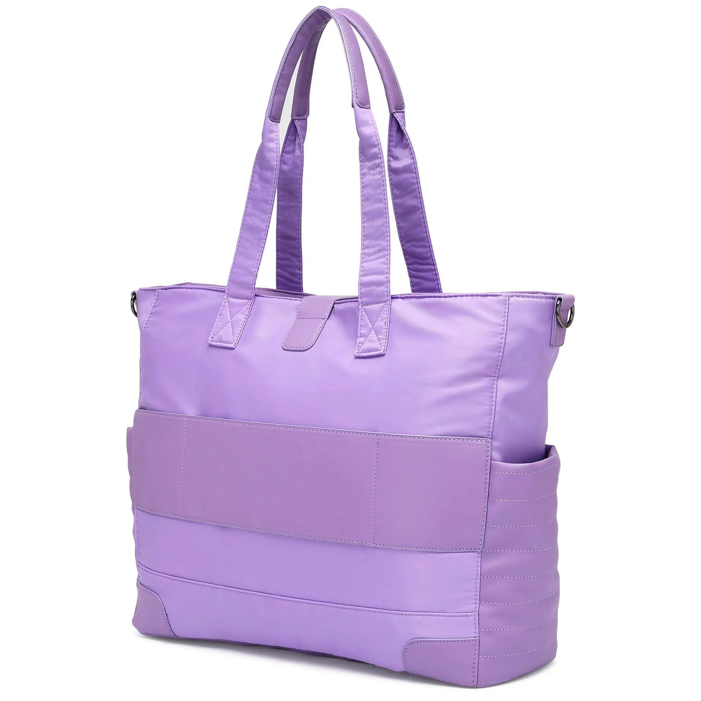 Voyage 25L Twill and Vegan Leather Weekender Tote Bag - ELLE Travel | USA - Little Red General Store