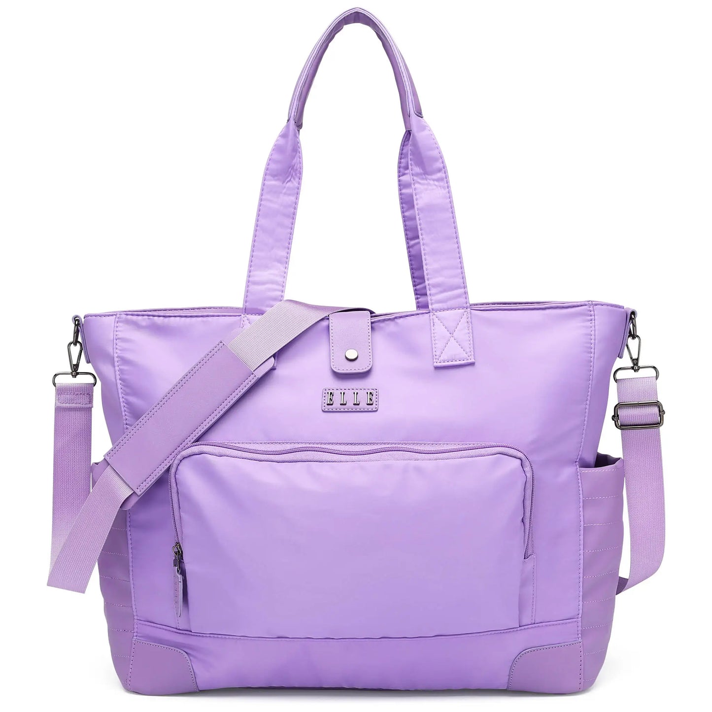 Voyage 25L Twill and Vegan Leather Weekender Tote Bag - ELLE Travel | USA - Little Red General Store