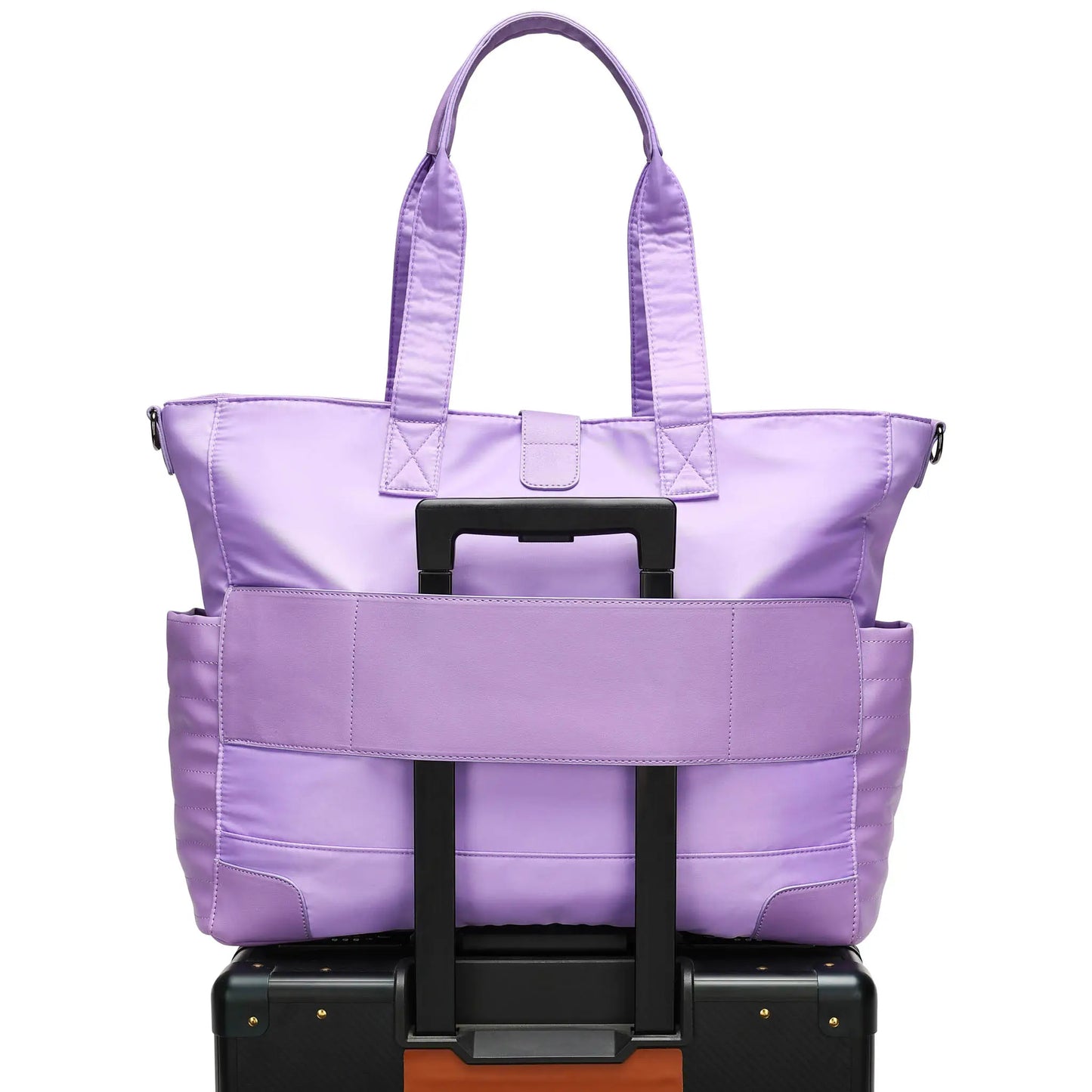 Voyage 25L Twill and Vegan Leather Weekender Tote Bag - ELLE Travel | USA - Little Red General Store
