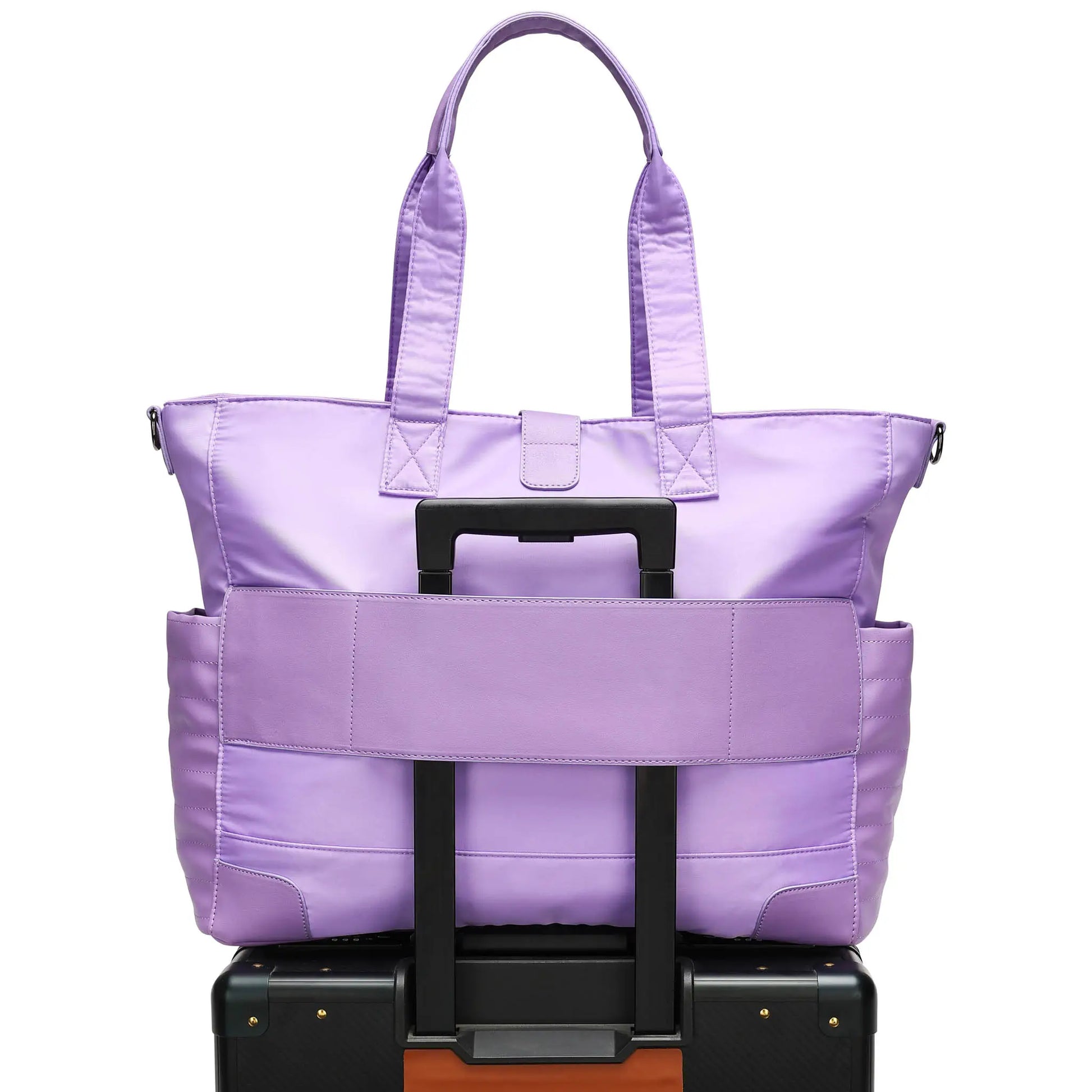 Voyage 25L Twill and Vegan Leather Weekender Tote Bag - ELLE Travel | USA - Little Red General Store