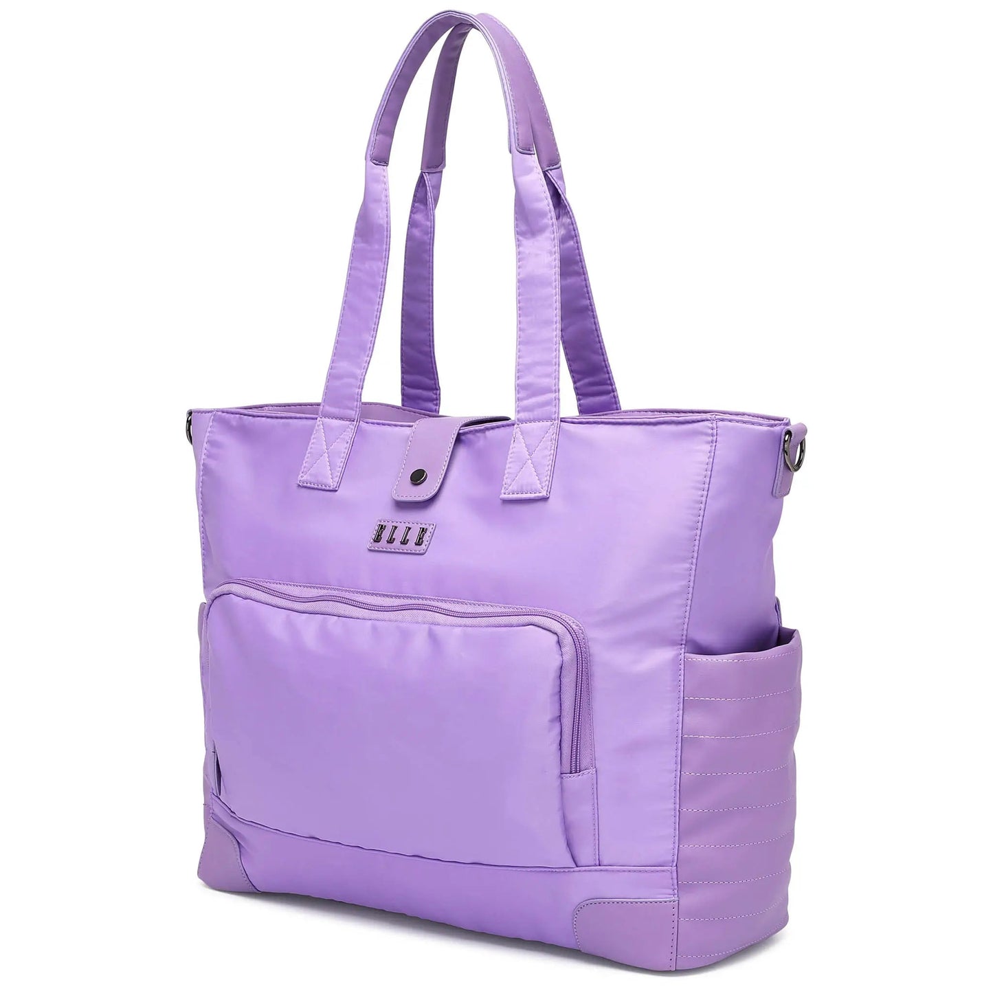 Voyage 25L Twill and Vegan Leather Weekender Tote Bag - ELLE Travel | USA - Little Red General Store
