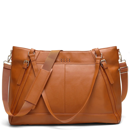 Leisure Luxe 33L Vegan Leather Weekender Tote Bag - ELLE Travel | USA - Little Red General Store