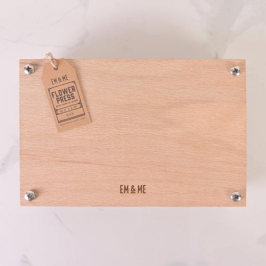Large Flower Press Kit, Oak - Em & Me Studio - Little Red General Store