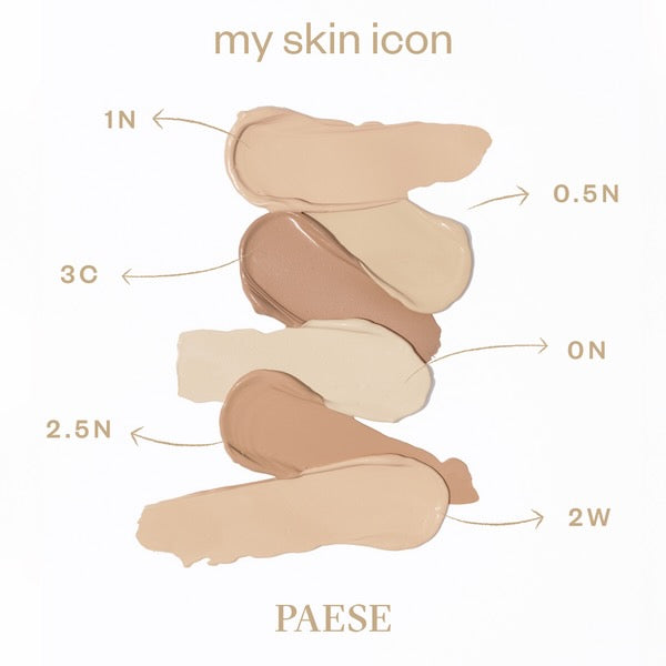 PAESE | My Skin Icon Mattifying Foundation with Satin Finish | 1.12 fl oz
