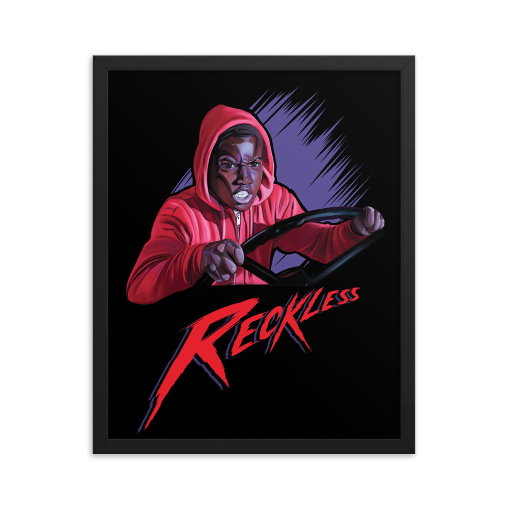 Framed Reggie The Reckless Poster F-13 Part 5 A New Beginning Wall Art