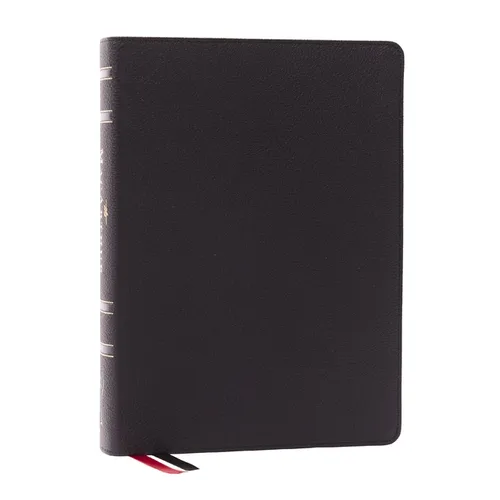 Lsb, MacArthur Study Bible, Black Genuine Leather, Comfort Print, Thumb Indexed: Unleashing God's Truth One Verse at a Time (Holy Bible, Legacy Standa